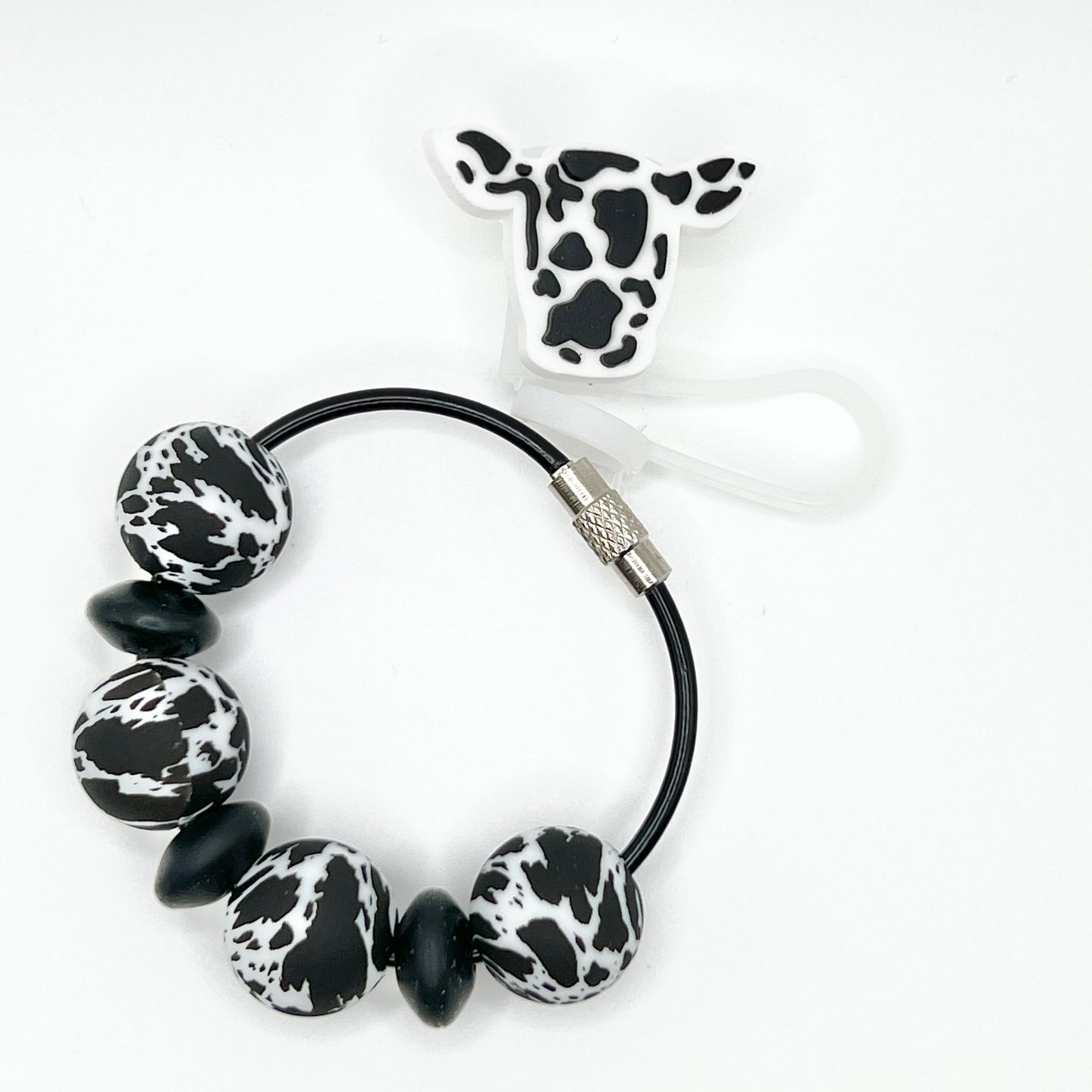 Cow Cup Charm w/Topper